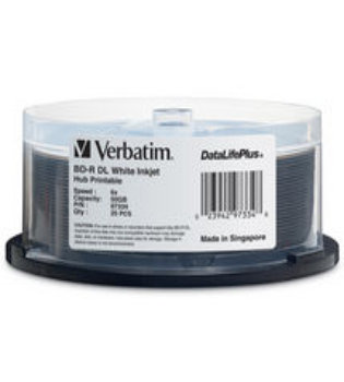 Verbatim Blu-ray 50GB White wide inkjet (P/N: 97334)